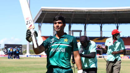 Captain fantastic Qasim Akram makes history for Pakistan with brilliant century and five-wicket haul