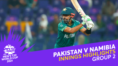 Innings highlights: Pakistan v Namibia