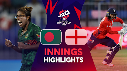 Bangladesh fight back to restrict England | Innings Highlights | WT20WC 2024