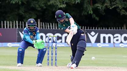 Orla Prendergast guides Ireland to record chase after Vishmi Gunaratne's maiden ton