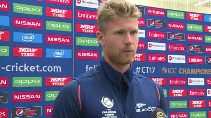 #CT17: Jimmy Neesham speaks at the mixed zone