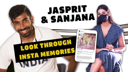 Insta Memories: Bumrah and Sanjana