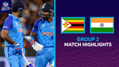 India see off Zimbabwe to seal top spot in Group 2 | Match Highlights | T20WC 2022