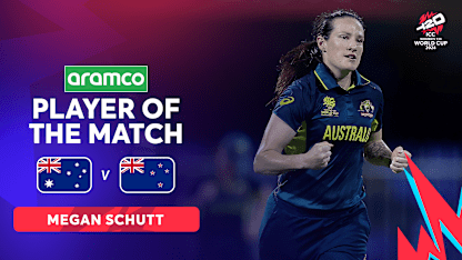 Megan Schutt's 3/3 downs New Zealand | POTM Highlights | WT20WC 2024