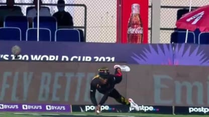 Amini pulls out spectacular diving catch
