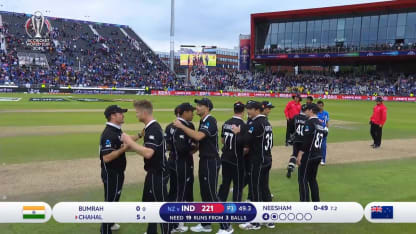 CWC19 SF: IND v NZ – Match highlights