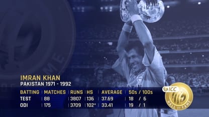 ICC Hall of Fame: Imran Khan | 'A fighter who fought till the last ball'