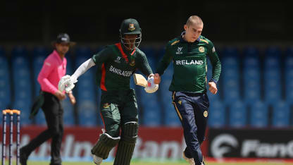 Bangladesh open account with Ireland win; Australia overcome spirited Namibia