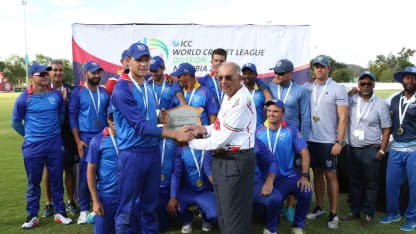 Namibia crowned ICC World Cricket League Division 2 champions with victory over Oman