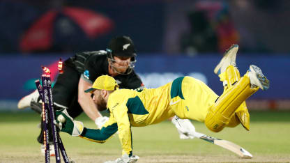 Match-winning moment as Neesham brilliantly run out | AUS v NZ | CWC23