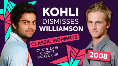 U19CWC Classic Moment: Kohli dismisses Williamson
