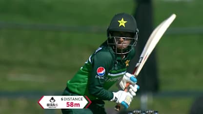 SIX: Muneeba Ali with a huge hook