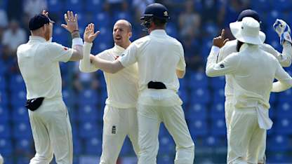 Jack Leach set things up for England with crucial top-order wickets on the fourth day