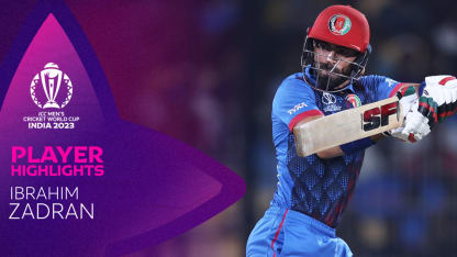 Ibrahim's solid 87 leads the Afghanistan charge against Pakistan | CWC23