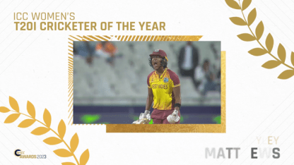 Hayley Matthews - ICC Women's T20I Cricketer of the Year | ICC Awards 2023