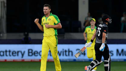 Hazlewood strikes first
