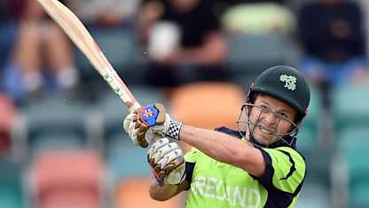 Ed Joyce batting for Ireland