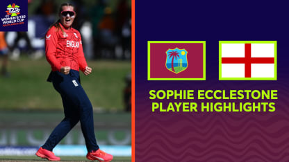 Sophie Ecclestone spins web against West Indies | Women's T20WC 2023