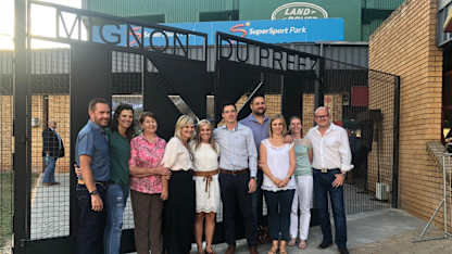 Mignon du Preez Gate unveiling