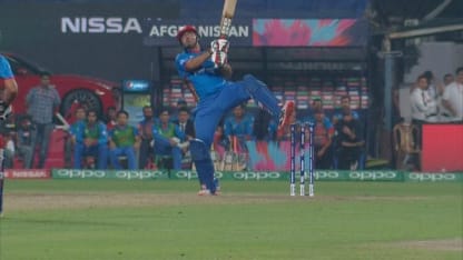 Asghar six with the 'Stanikzai Hop' shot!