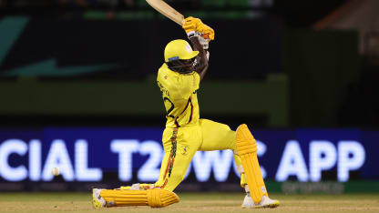 Robinson Obuya hits Uganda's first-ever six in T20 World Cup | T20 World Cup