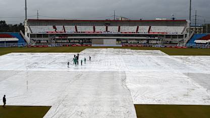 Rawalpindi Cricket Stadium - Rain, wet outfield