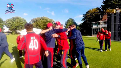 ICC Men's T20 World Cup Europe Final 2019, JSY v GER - Jersey celebrate becoming Champions of Europe