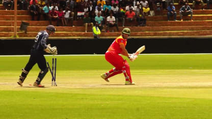 Scotland's Sharif takes 5/33 against Zimbabwe