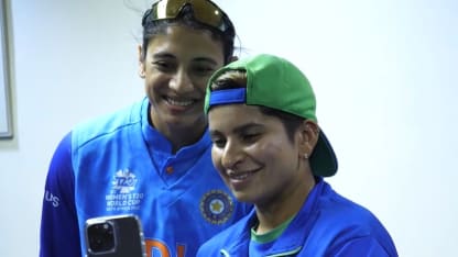 India and Pakistan players interact after Cape Town clash | Women's T20WC 2023