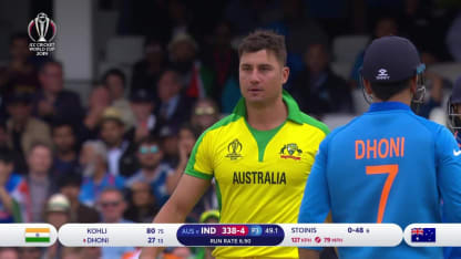 Nissan POTD: Stoinis' super-quick return catch