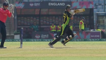 Meg Lanning Innings for Australia V England Video ICC Womens WT20 2016 