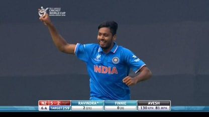 Perfect Start from Avesh Khan with the ball – IND v NZ