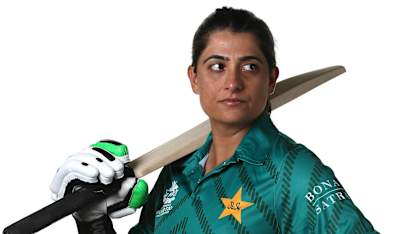 Sana Mir was the first bowler from Pakistan to be ranked No.1 in the MRF Tyres ICC Women's ODI Rankings