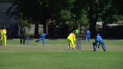 Women's Qualifier 2019 – Africa: Uganda's Naome  Kayondo Bagenda gets clean bowled