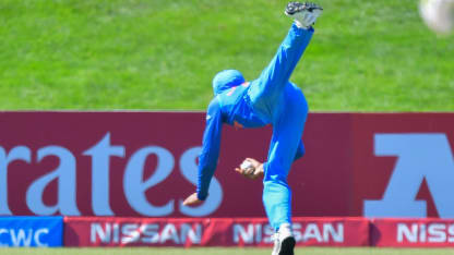 U19CWC POTD - Gill's tumbling over-the-shoulder catch