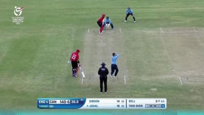 Clean striking from Gurnek Johal Singh | ENG v CAN | ICC U19 Men’s CWC 2022