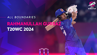 Every boundary of Rahmanullah Gurbaz | T20WC 2024