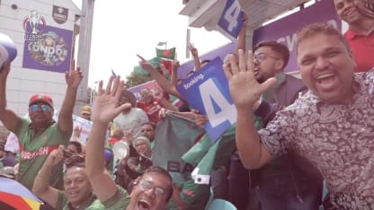 CWC19: SA v BAN - Bangladeshi fans show their support