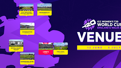 Venue Announcement GFX – Women’s T20WC 2026 - 21x9