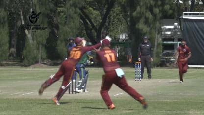 ICC U19 CWC Asia Qualifier Division 2: Qatar wicket-keeper takes a sharp catch