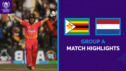 Zimbabwe crush Netherlands with blazing run chase | CWC23 Qualifier