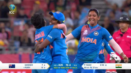 WT20WC: Aus v Ind – Yadav takes two in two