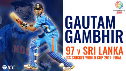 Gautam Gambhir's underrated knock | CWC 2011 | Final