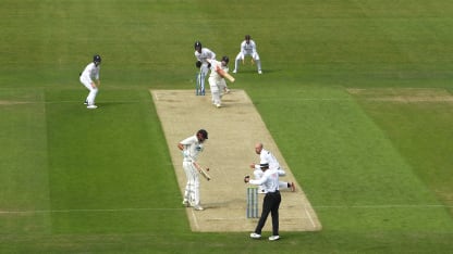 ‘How has it got there?!’: Nicholls' freak dismissal must be seen to be believed