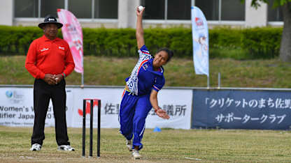 Lagi Otila Telea (5 for 14) picked up her third player of the match award for the tournament.
