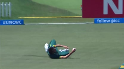 U19CWC POTD - Gerald Coetzee's brilliant diving catch