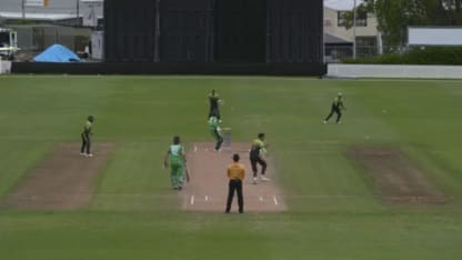 Match Highlights: Pakistan U19s flatten Ireland U19s in Whangarei