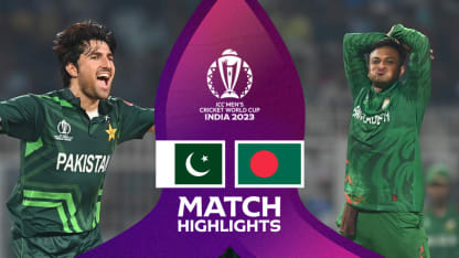 Complete performance gives Pakistan comfortable win | Match Highlights | CWC23