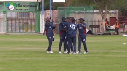 WCL 2: OMA v USA - USA's Ali Khan unveils a special celebration