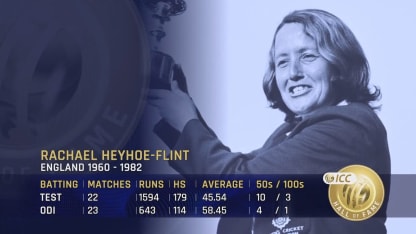 ICC Hall of Fame: Rachael Heyhoe-Flint | 'The face of women's cricket'